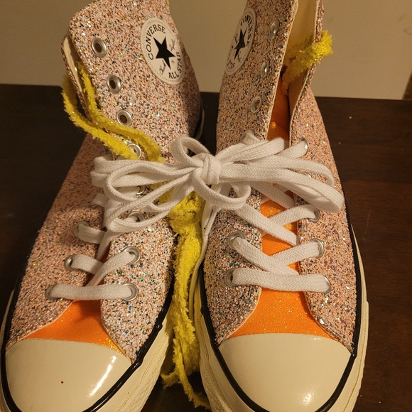 Converse High Top with Glitter Finish